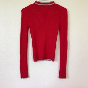 Aeropostale Red Turtle Neck Sweater